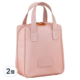 小麥購物 貝殼手提化妝包 L433, 2個, 粉色