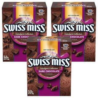 SWISS MISS 香醇巧克力可可粉 黑巧克力風味, 31g, 50包, 3盒