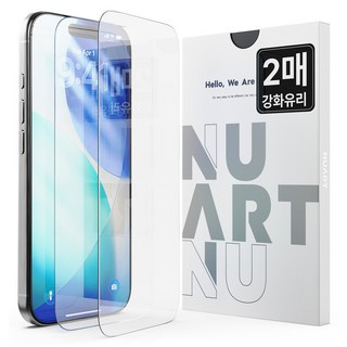 누아트 강화유리 액정보호필름, 2개