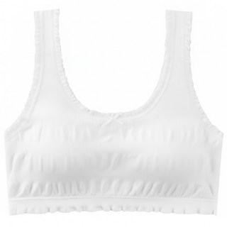 冰絲莫代爾 吸濕透氣成長型內衣 WF2011 第二階段無鋼圈泡泡少女風背心款