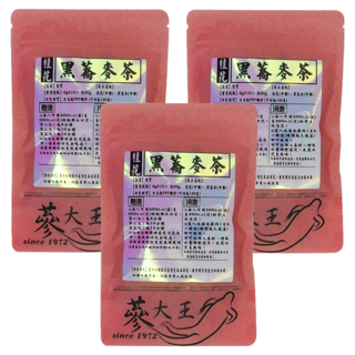 蔘大王 桂花黑蕎麥茶包, 6g, 10包, 3袋