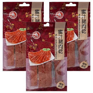 金安記 蜜汁豬肉乾, 50g, 3包