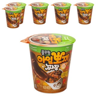 풀무원 아임뽀끼 짜장 떡볶이, 100g, 6세트