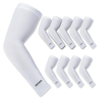 디어스킨 자외선 차단 심리스 쿨토시, 화이트, 10세트