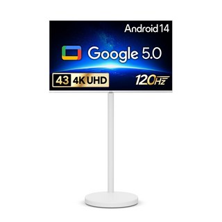 더함 43 UHD 돌비 AI 구글5.0 스마트TV 화이트 에디션 + 삼탠바이미 스탠드 에센셜 세트, UA431UHD M9GP CINEMA60 2025 WHITE, 고객직접설치, 스탠드형, 109cm(43인치)