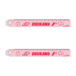 sun-star 吉伊卡哇漫畫風直尺 14cm, 小可愛 粉紅色, 2支