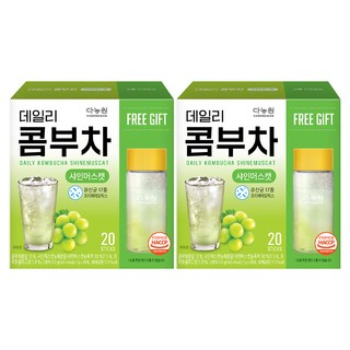 Danongwon 每日康普茶 麝香葡萄風味, 20入, 2個