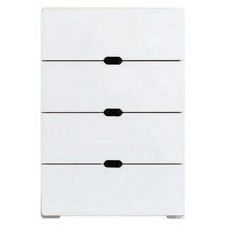 JD FURNITURE Romi 組合櫃, 白色, 4層