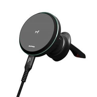 ONPRO MagCar 車用磁吸式無線充電器 15W 63.5 x 63.5 x 35.3cm 70g, 4715219534821, Black