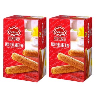 喜年來 原味蛋捲 (192g) 濃郁蛋香與酥脆口感, 2盒
