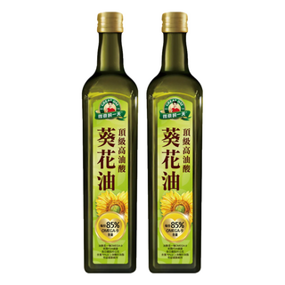 得意的一天 高油酸葵花油 富含維生素E 無添加物 適合高溫烹調, 750ml, 2瓶