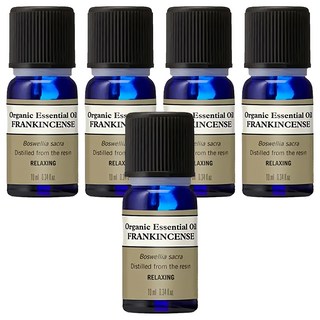 純單方乳香精油 - 天然舒緩放鬆身心靈, 10ml, 5瓶