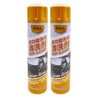 車倍樂 帶刷泡沫清洗劑 650ml 2入, 1組