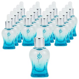 MEIBROWN 滴管精油滴管空瓶 9ml, 藍色, 18個