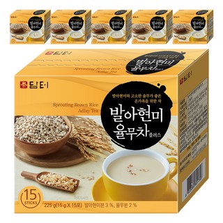 담터 발아 현미 율무차 플러스, 15g, 15개입, 6개