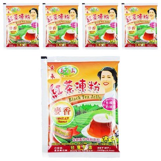 東承 天之山 紅茶凍粉，麥香，台灣製造，105g, 5包