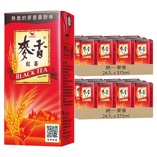 統一 麥香 紅茶, 375ml, 48入