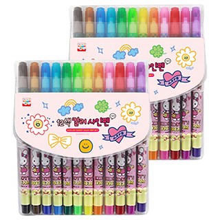 YOUNG ART 12色 簽字筆 Set, 女孩款, 2組