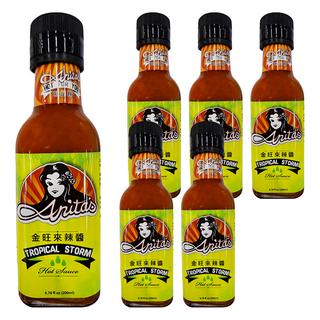 Anita's 安妮塔 金旺來鳳梨辣醬 酸甜微辣多重味覺 涼拌沾醬適用, 200ml, 6瓶