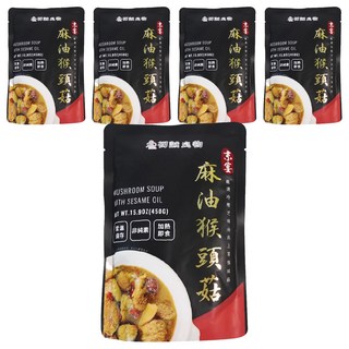 初誠良物 京宴 麻油 上等猴頭菇, 450g, 5包