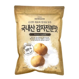 SUNGJIN 韓國產馬鈴薯澱粉風味, 1kg, 1個