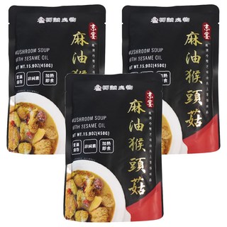 初誠良物 京宴 麻油猴頭菇 冬季滋補, 450g, 3包