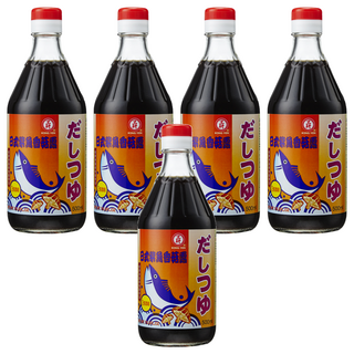 工研 日式柴魚香菇醬油露 500ml 2倍濃縮, 5瓶