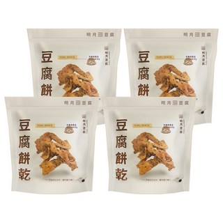 明月豆腐 原味餅乾, 150g, 4包