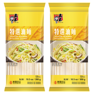 五木特選油麵 低納配方 健康美味, 300g, 2包