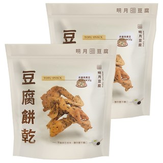 明月豆腐 原味餅乾, 150g, 2包