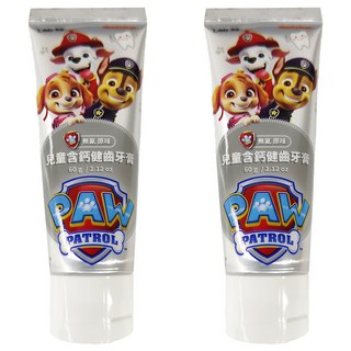 Lab52 齒妍堂 汪汪隊立大功兒童含鈣健齒牙膏 無氟原味 60g 2條
