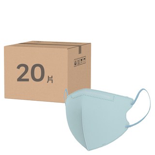 JIUJIU 親親 繽紛紗色系列 成人3D立體醫用口罩, 晨曦靛藍, 2包, 10片