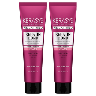 KERASYS 進階角蛋白鍵結豐盈捲髮精華, 2個, 150ml