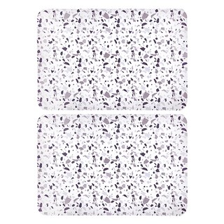 FAmILyLIFE 生活 奈米硅藻土速乾防滑吸水地墊, 經典磨石, 2個