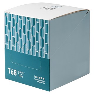 統喜 高山烏龍茶 T68 台灣高山茶 獨立包裝 送禮自用, 8g, 8包, 1盒