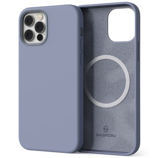 신지모루 맥세이프 호환 소프트그립 실리콘 컬러 휴대폰 케이스