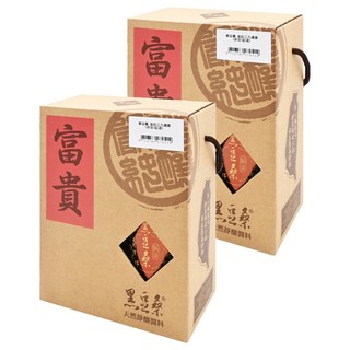 黑豆桑 金缸二入禮盒組 (金豆醬油550ml+缸底醬油550ml), 550ml, 2盒