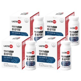 락토핏 솔루션 중성지방 유산균 8.1g, 30정, 4개