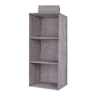 BangJiaShi 幫家適 掛式收納袋 三層, 60 x 26.5 x 26.5xm, 灰色