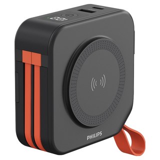 PHILIPS 飛利浦 十合一行動電源, DLP4347C, 黑色
