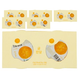 Ecomom Meal 嬰幼兒山村布丁 2入, 6套, 150g, 一顆橘子