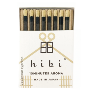 hibi 薰香 Set 8支 檜木 日本製造 10分鐘