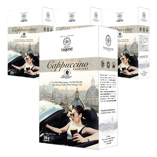 G7 G7卡布奇諾榛果即溶咖啡隨身包, 18g, 12條, 4個