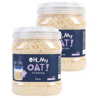 우리가스토리 오 마이 오트 볶은귀리분말, 900g, 2개