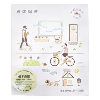 SIMPLEREAL 想望咖啡 佛手烏龍茶咖啡浸泡包, 12g, 5包, 1盒