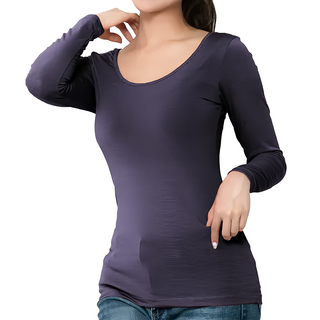 GIAT 吉亞特 女款 捍溫吸濕圓領發熱衣 839833