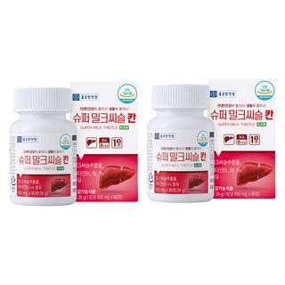 종근당건강 슈퍼 밀크씨슬 칸, 60정, 2개