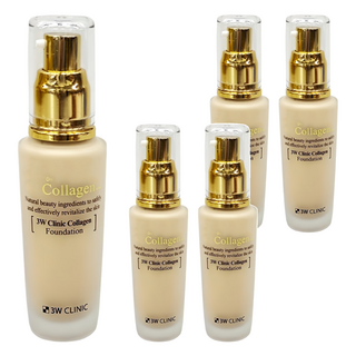 3W CLINIC 膠原蛋白粉底液 50ml, #21, 5瓶