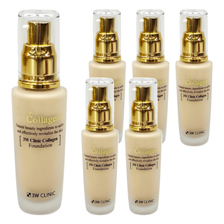 3W CLINIC 膠原蛋白粉底液 50ml, #21, 6瓶