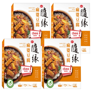 味丹 隨緣 麻婆豆腐調理包 全素, 200g, 4盒